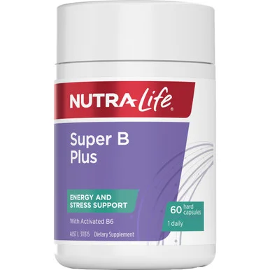 Nutra-Life super b plus 60c 纽乐B族 60粒 NS1668 【保质期2028/04】